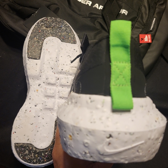 BRAND NEW Nike Crater Impact Black Shoe with White Bottom - Picture 3 of 8